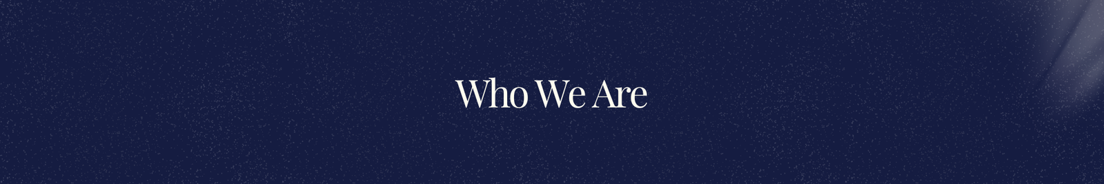 About Us Banner